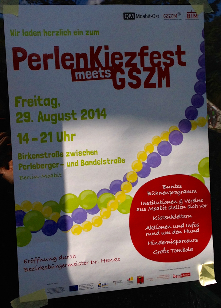 Bild: Plakat des Perlenkiezfestes
