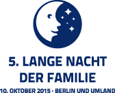 Grafik: Logo LNDF mit Schriftzug zur Ankündigung einfarbig blau